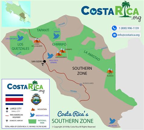 costa rica on map of biodiversity